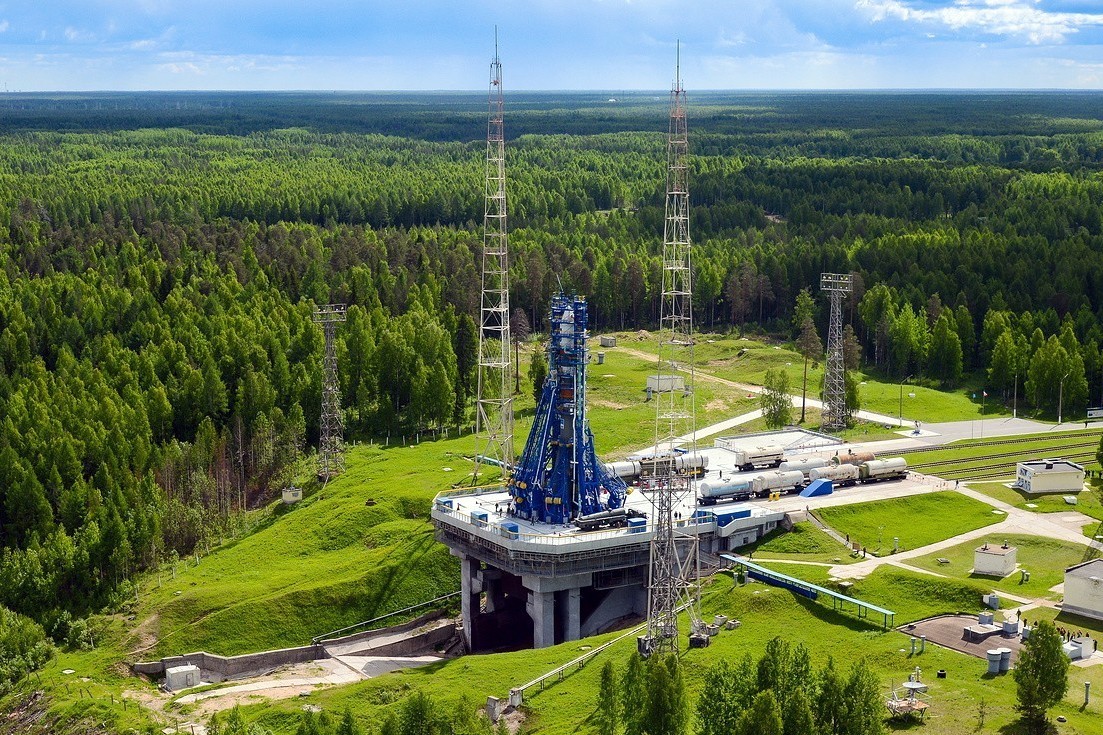Строительство космодрома «Плесецк»