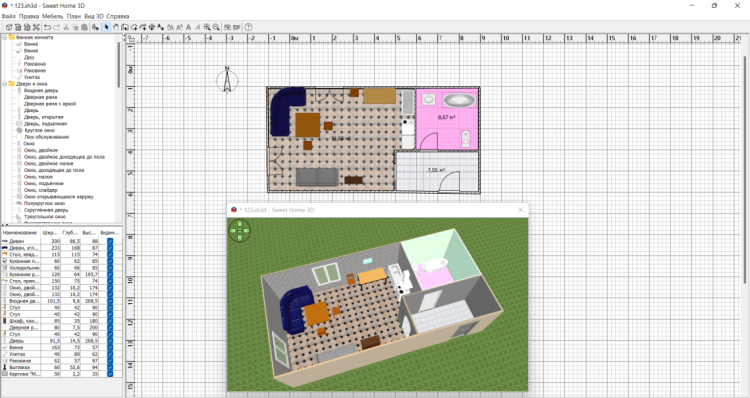 Проект дома в 2D и 3D формате
