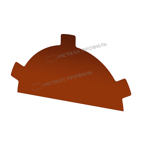 Заглушка конька круглого простая (AGNETA-20-Copper\Copper-0.5) ― приобрести по приемлемым ценам ― 580 ₽ ― в Москве.