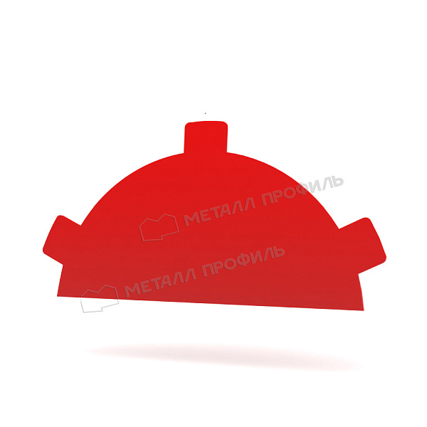 Заглушка конька круглого простая (ПЭ-01-3020-0.5) ― заказать по умеренным ценам (365 ₽) в Москве.