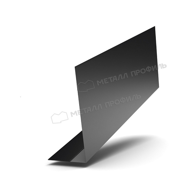 Планка карнизного свеса 200х30х2000 (PURMAN-20-9005-0.5) по цене 1505 ₽, приобрести в Москве.