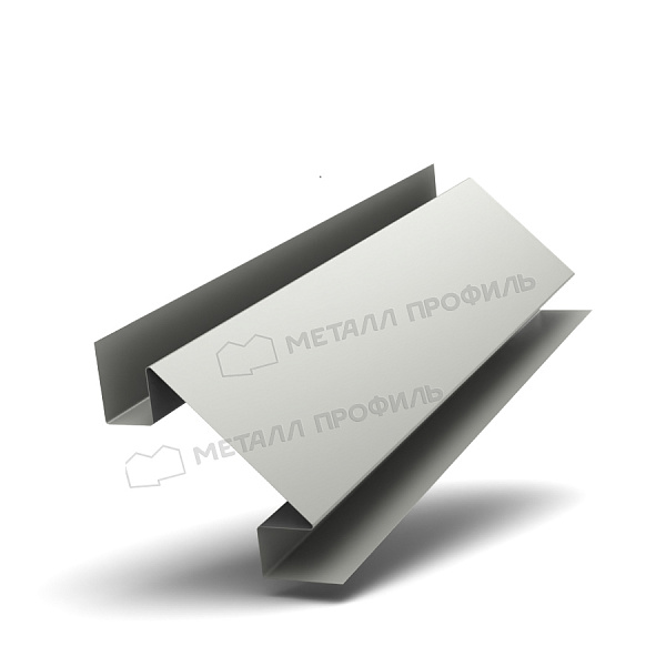 Планка угла внутреннего сложного 75х3000 (ПЭ-01-9002-0.5) по цене 1505 ₽, приобрести в Москве.